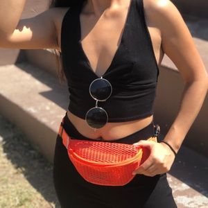 Orange Fanny Pack